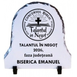 Piatra ardezie personalizata, Talantul in Negot